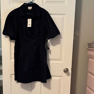 Tuckernuck Navy Delaney Dress NWT